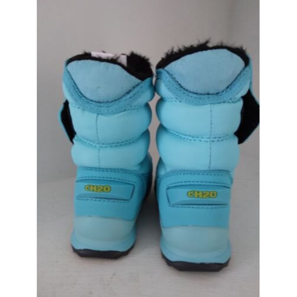 cH20 Toddler Snow Boots Alpina Kids 137 Turquoise Waterproof Insulated Size 7 - Picture 4 of 8